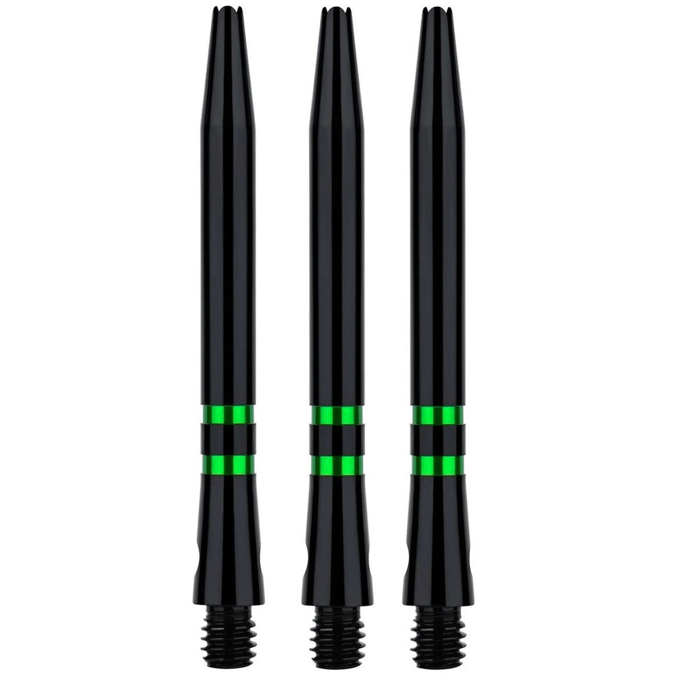 One80 TC Alu Shafts Schwarz Dart Shaft Shafts - KM-Dartshop