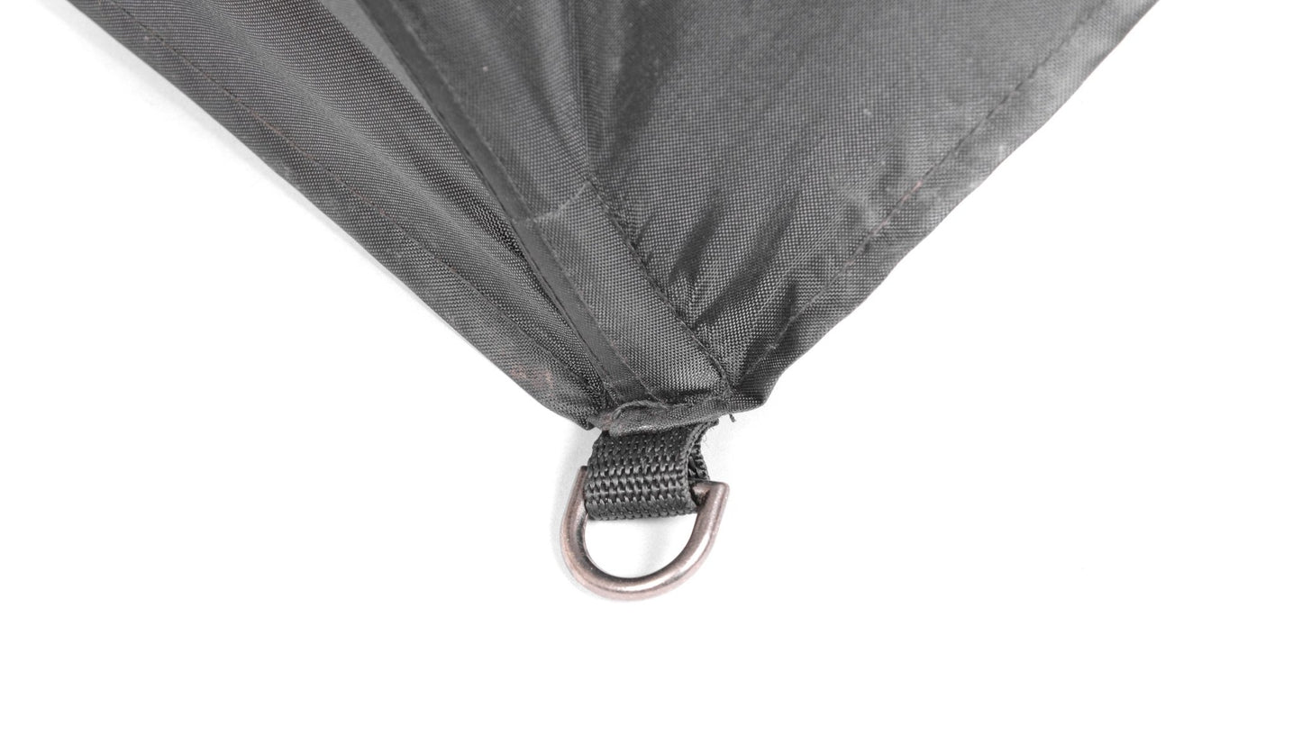 FLAT SIDE UMBRELLA BLACK 125CM - KM-Tackle