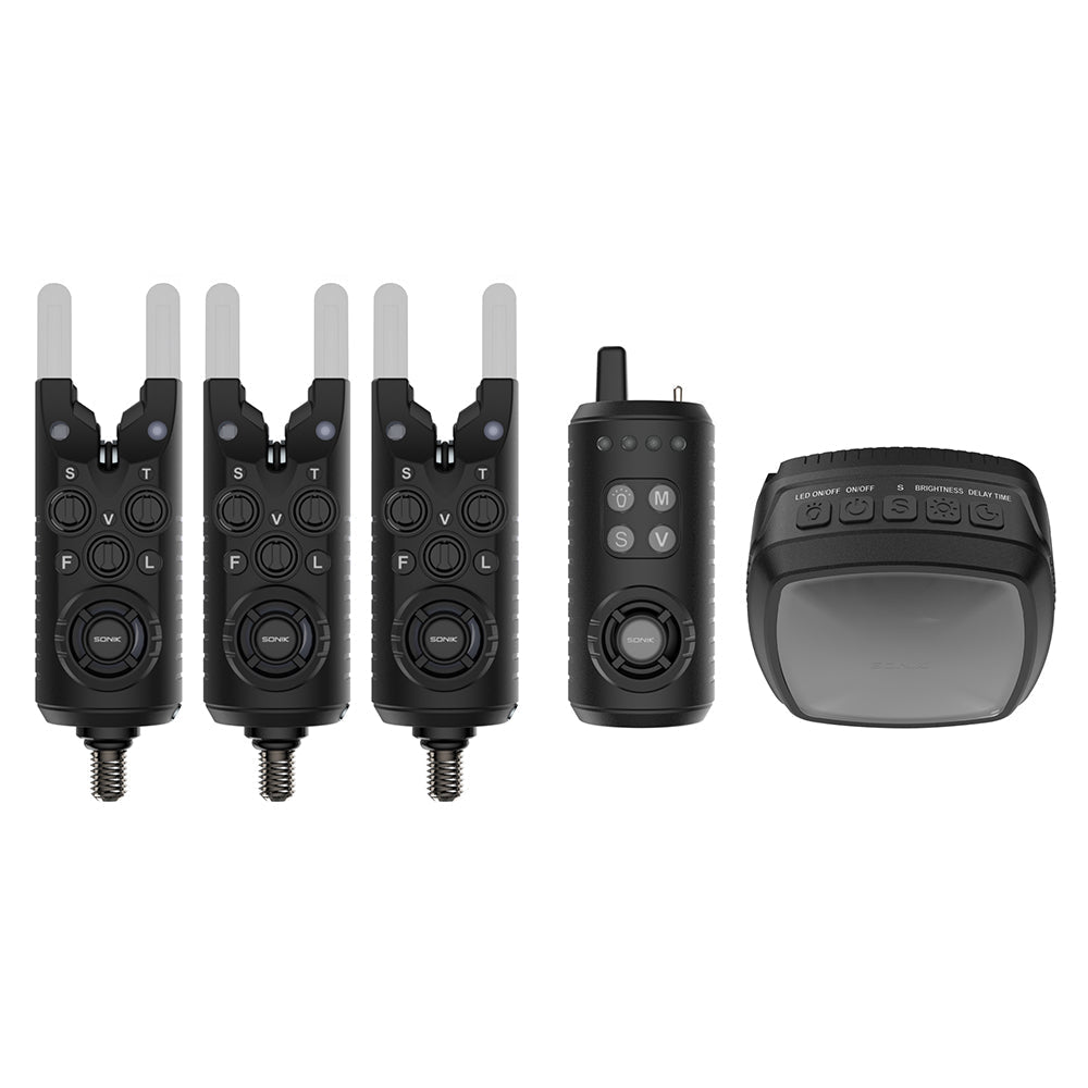 GIZMO2 ALARM SET 3+1 + BIVVY LAMP - KM - Tackle