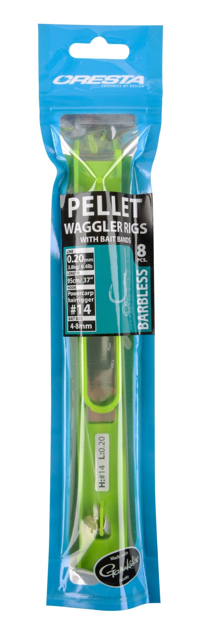 PELLETW RIGS + BAND BARBLESS - KM-Tackle