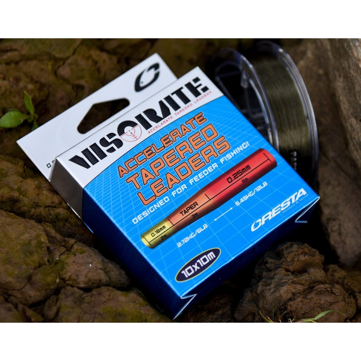VISORATE INTENZ TAPERED LEADER 0.18-0.25 - KM-Tackle