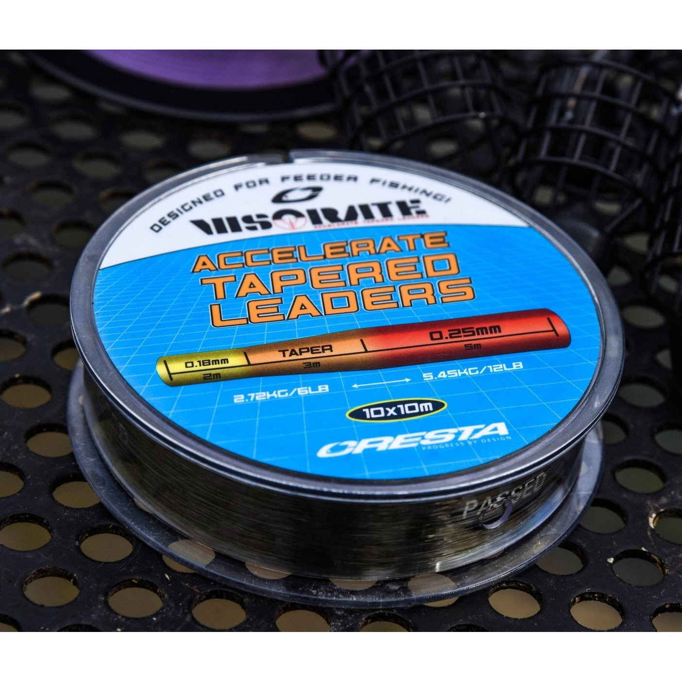 VISORATE INTENZ TAPERED LEADER 0.18-0.25 - KM-Tackle