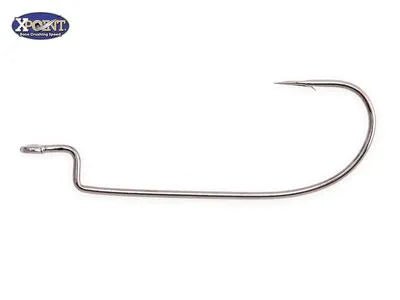 XPoint-Offset Haken, Black Nickel - KM-Tackle