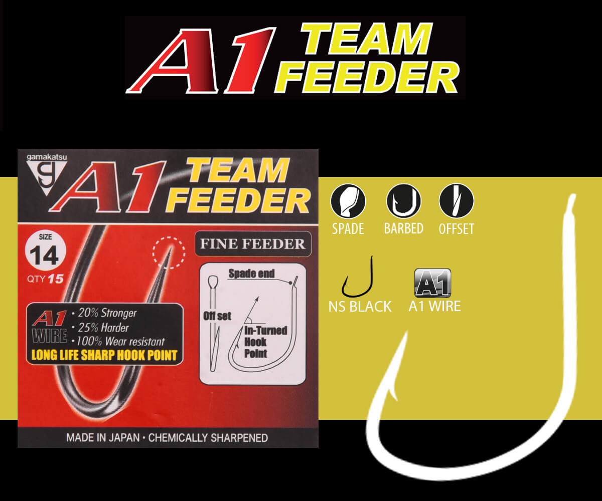 A1 TEAM FEEDER HOOKS FINE FEEDER