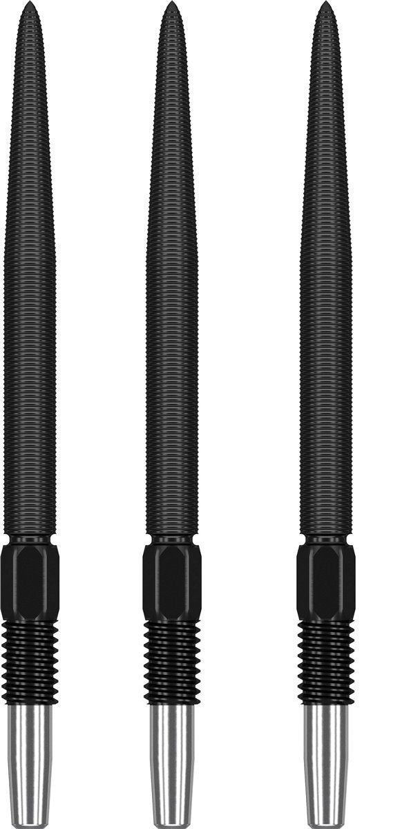 Target Swiss Nano Point Wechselspitzen 30 mm – Schwarz, mit Nano-Grip für Swiss Point Darts