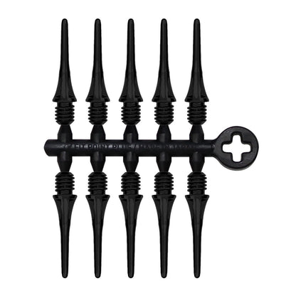 CosmoDarts Fit Point Plus Short 50 Stück 2BA Gewinde Tips Kunststoffspitzen