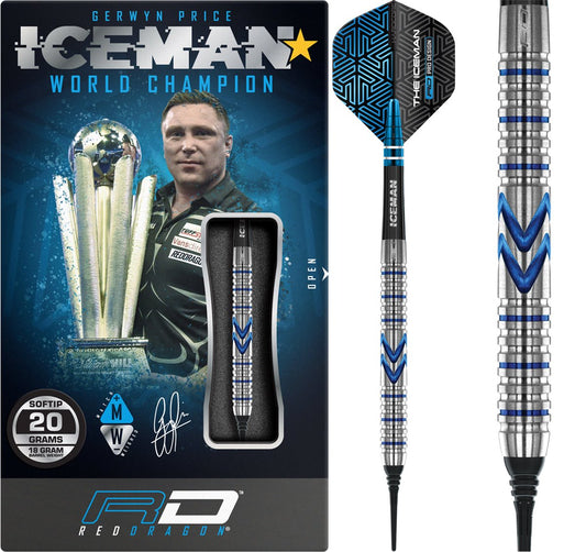 Gerwyn Price Midnight Edition Soft Tip Darts – exklusives schwarzes Design