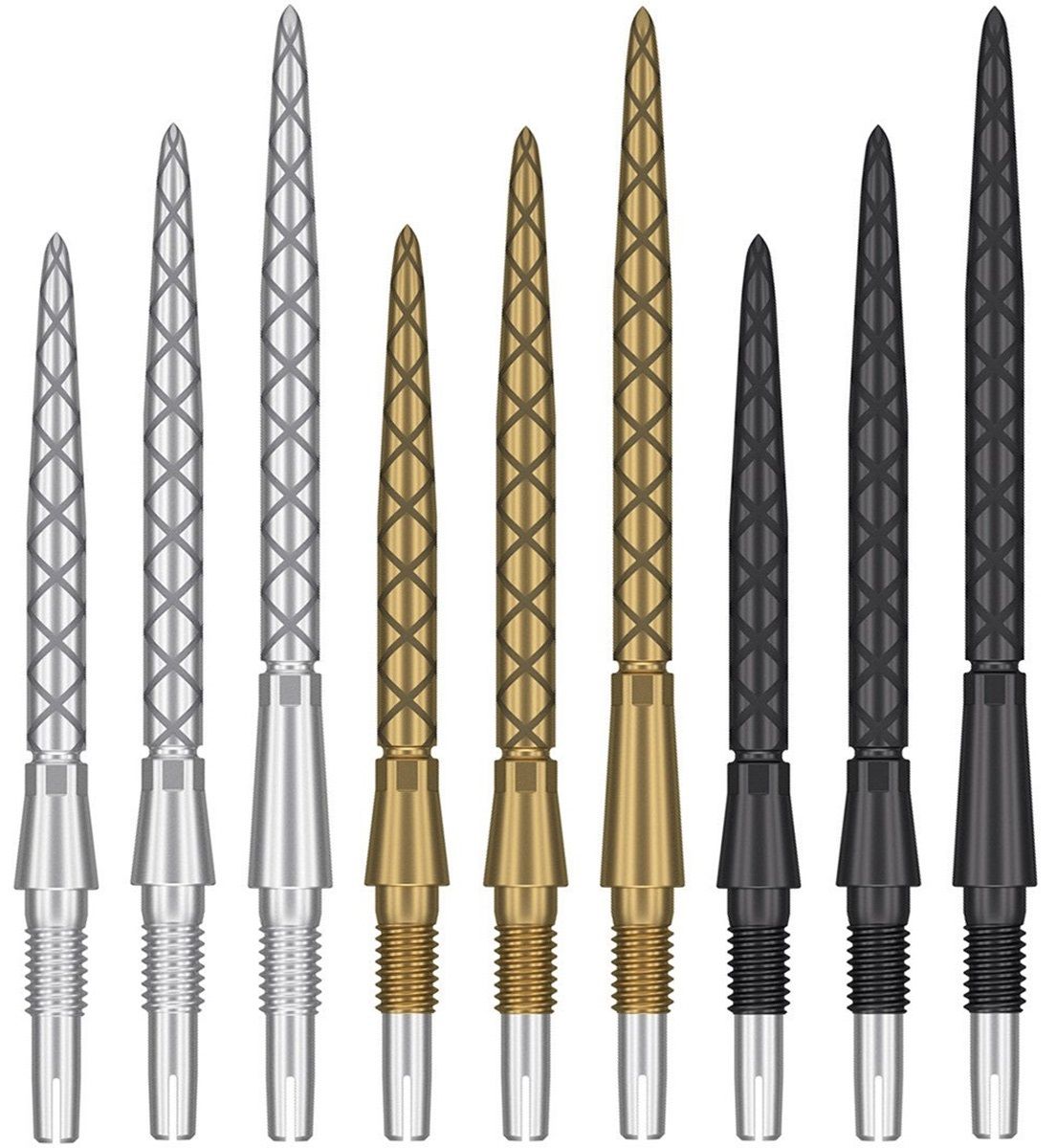arget Swiss Storm Diamond Point 2024 – 26 mm Gold, Swiss Point Spitzen mit Gripstruktur