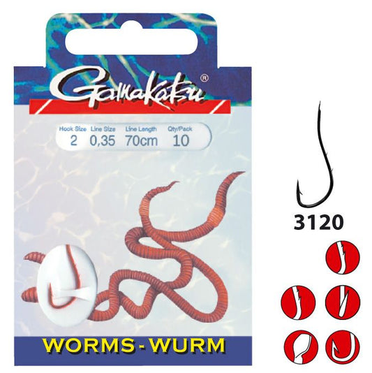 BOOKLET WORM 3120R - KM-Tackle