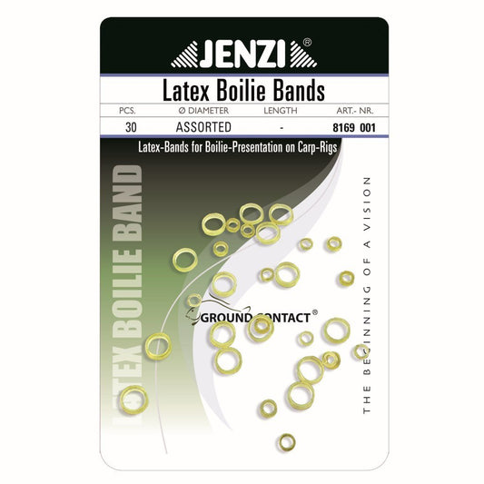 Latex Boilie Bands, assorted - KM-Tackle