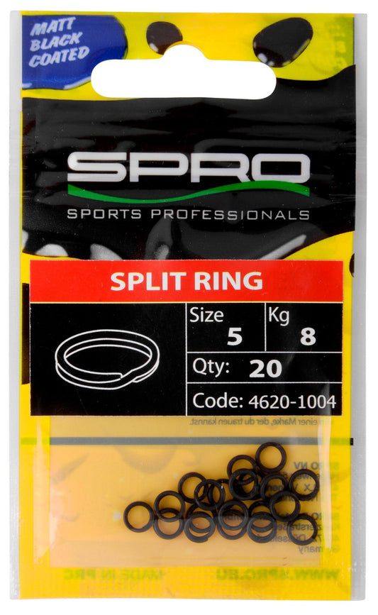 MATTE BLACK SPLIT RING - KM-Tackle