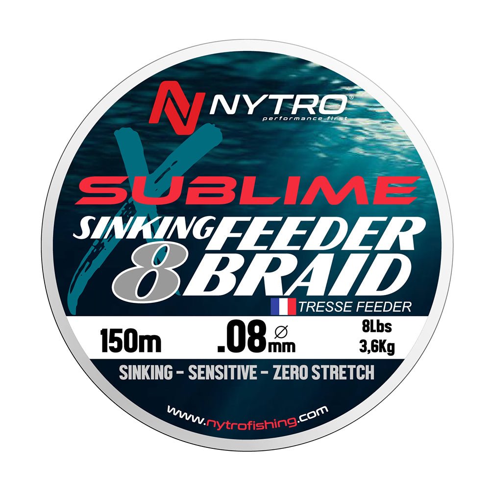 Nytro SUBLIME X8 SINKING FEEDER BRAID - KM-Tackle
