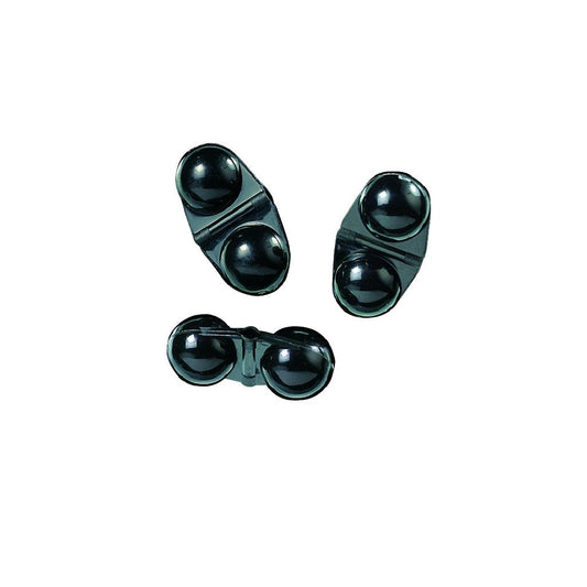 Rattle-Beads für Vorfächer schwarz - KM-Tackle