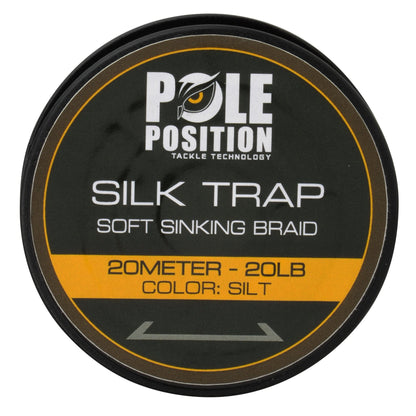 SILK TRAP SINKING BRAID 20LB SILT 20M - KM-Tackle