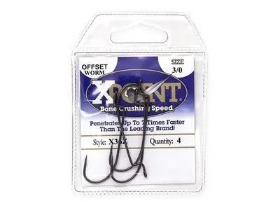 XPoint-Offset Haken, Black Nickel - KM-Tackle