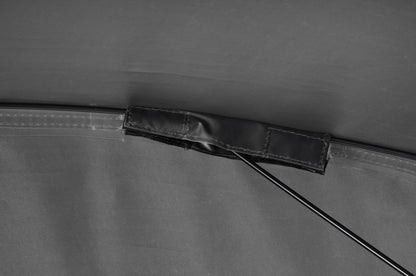 FLAT SIDE UMBRELLA BLACK 125CM - KM-Tackle
