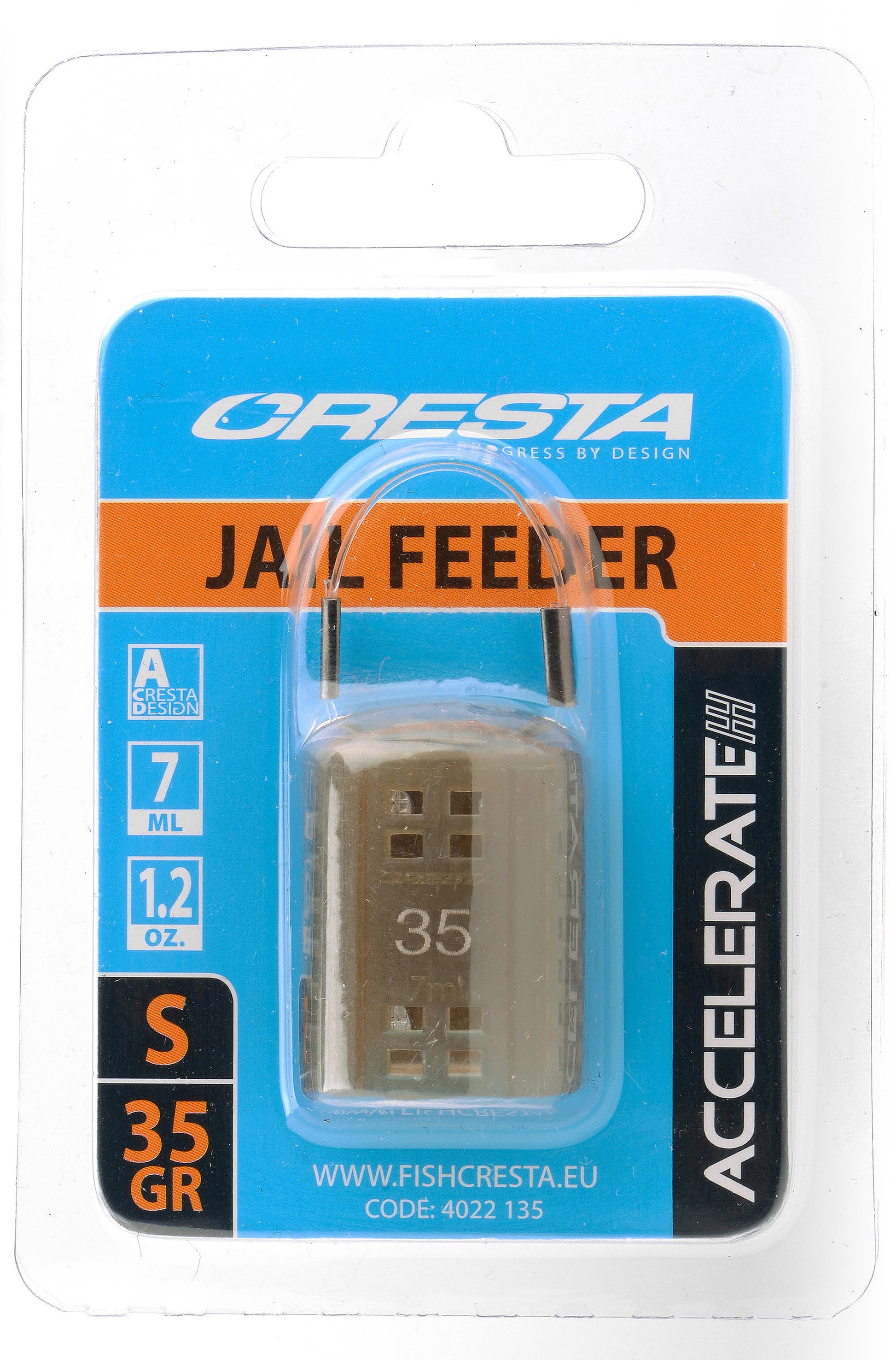 ACCELERATE JAIL FEEDER SMALL - KM-Tackle
