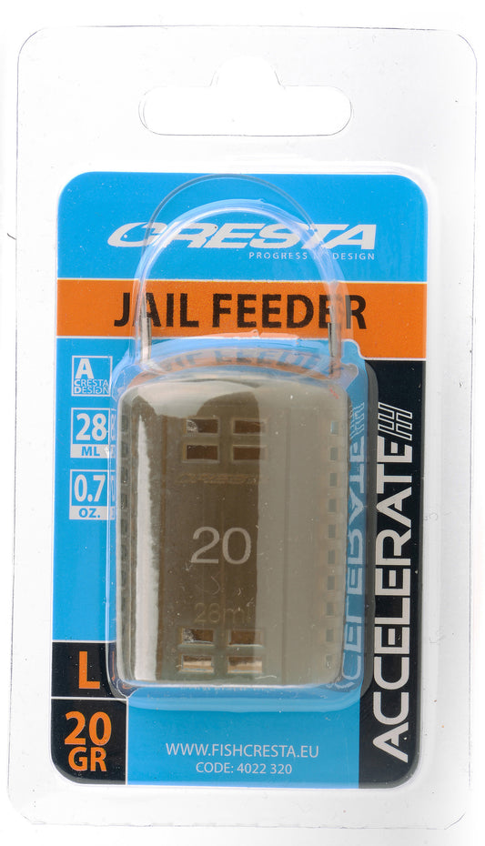 ACCELERATE JAIL FEEDER LARGE - KM-Tackle