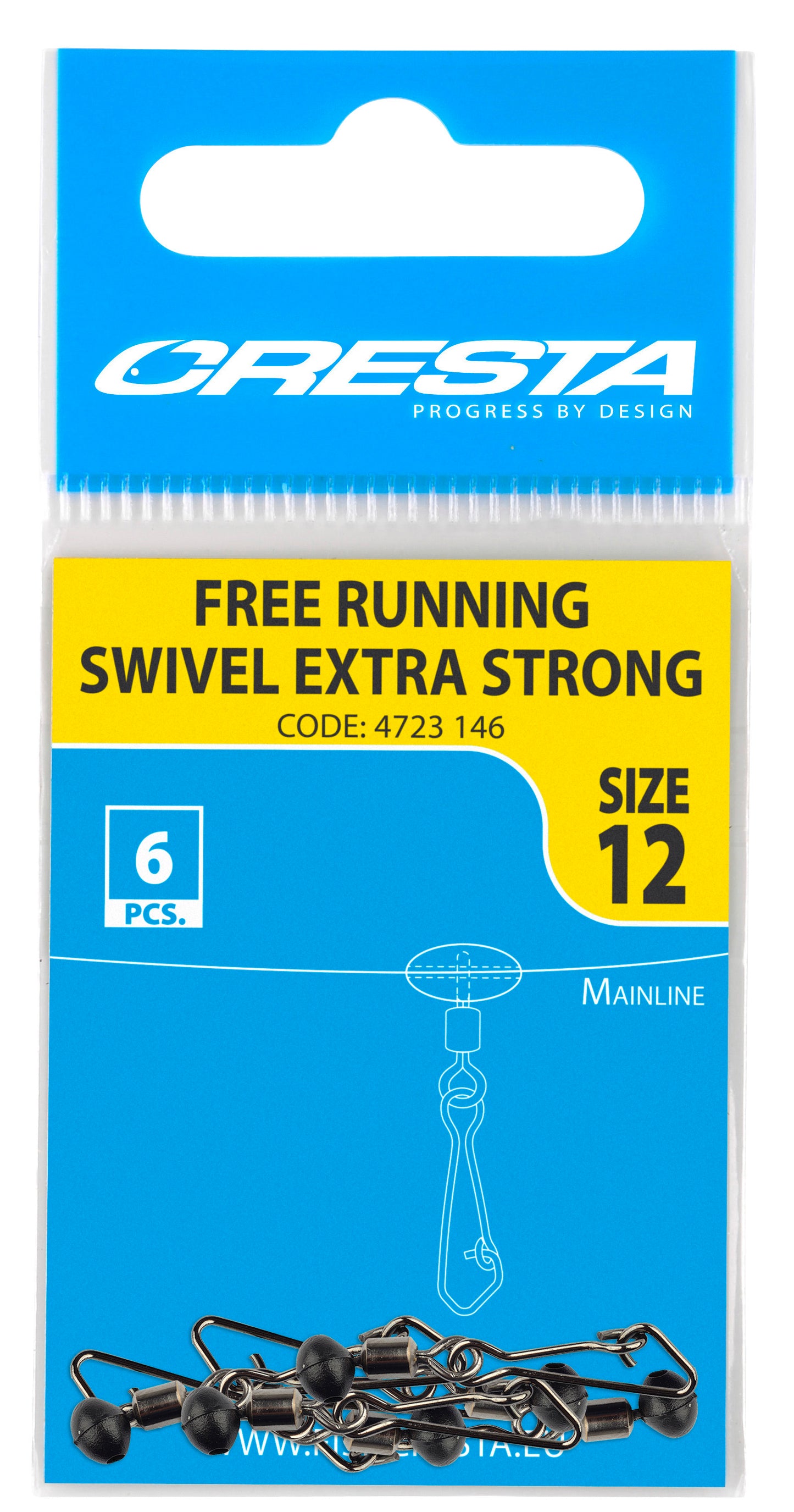 FREE RUNNING SWIVEL EXTRA STRONG
