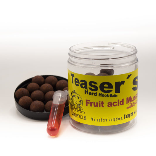 Hookbaits: Fruit acid Musel – Teaser’s MM Baitservice 20mm